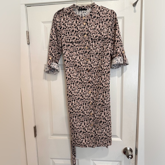 Mojito EU 40 Leopard print dress with pockets - Picture 1 of 10
